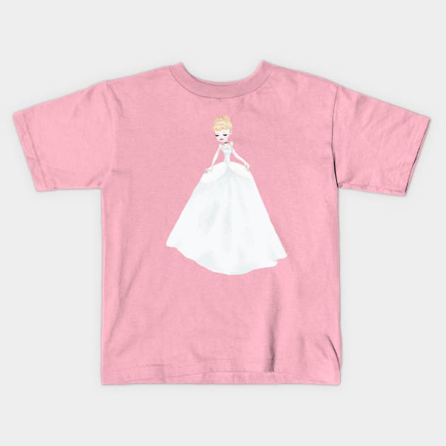 Princess 18 Kids T-Shirt by littlemoondance